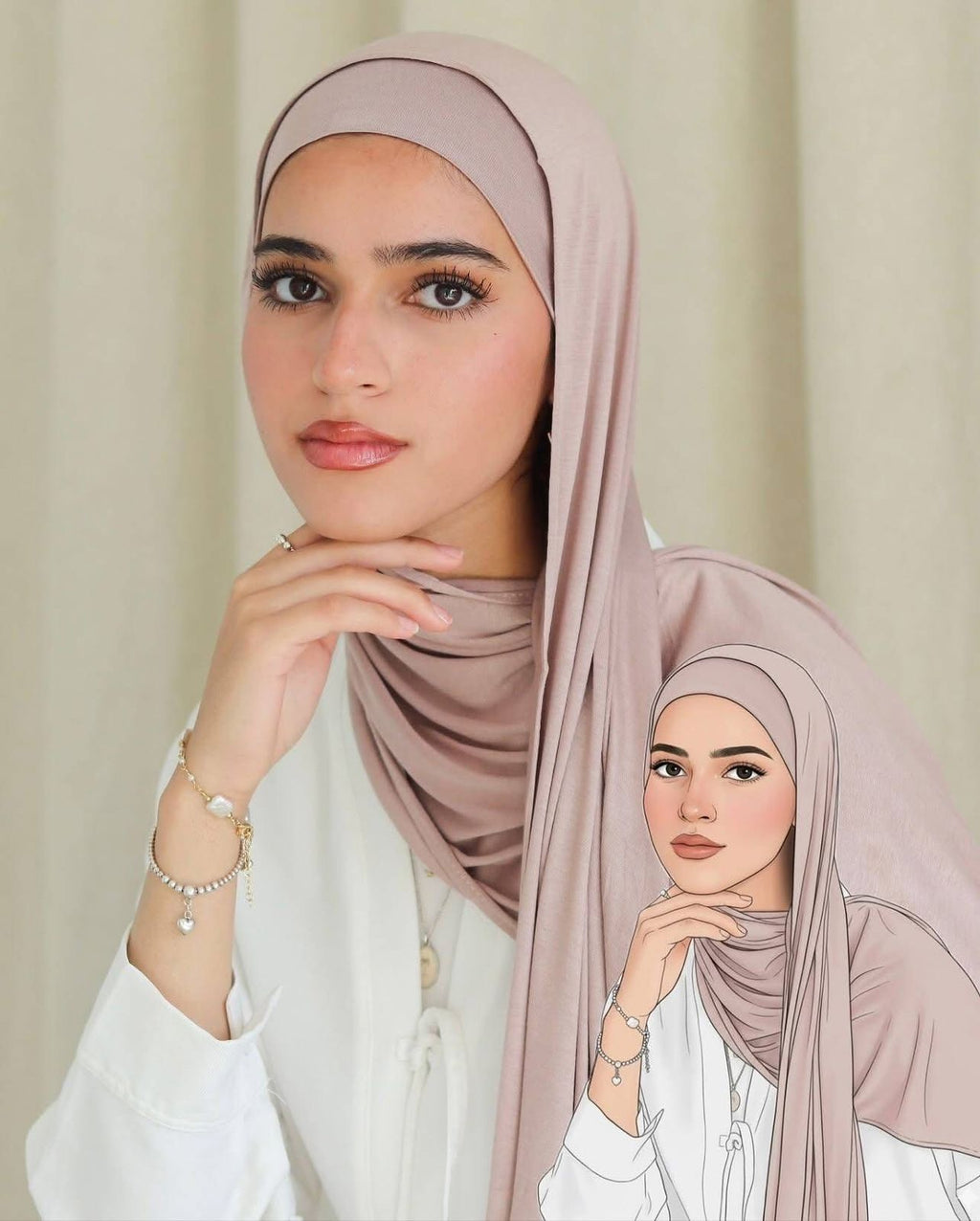 COTTON LYCRA WITH BANDANA