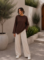 Corset Pleat Waist Blouse