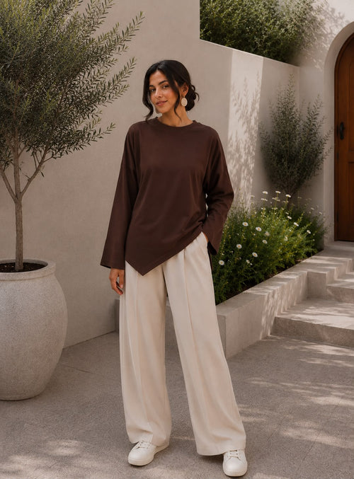 Corset Pleat Waist Blouse