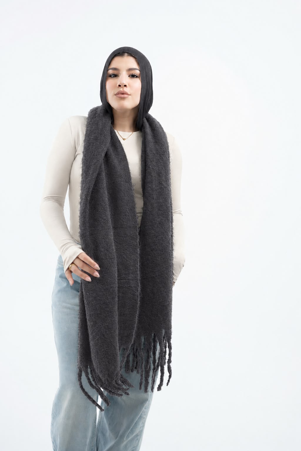 Rose Cloud Scarf