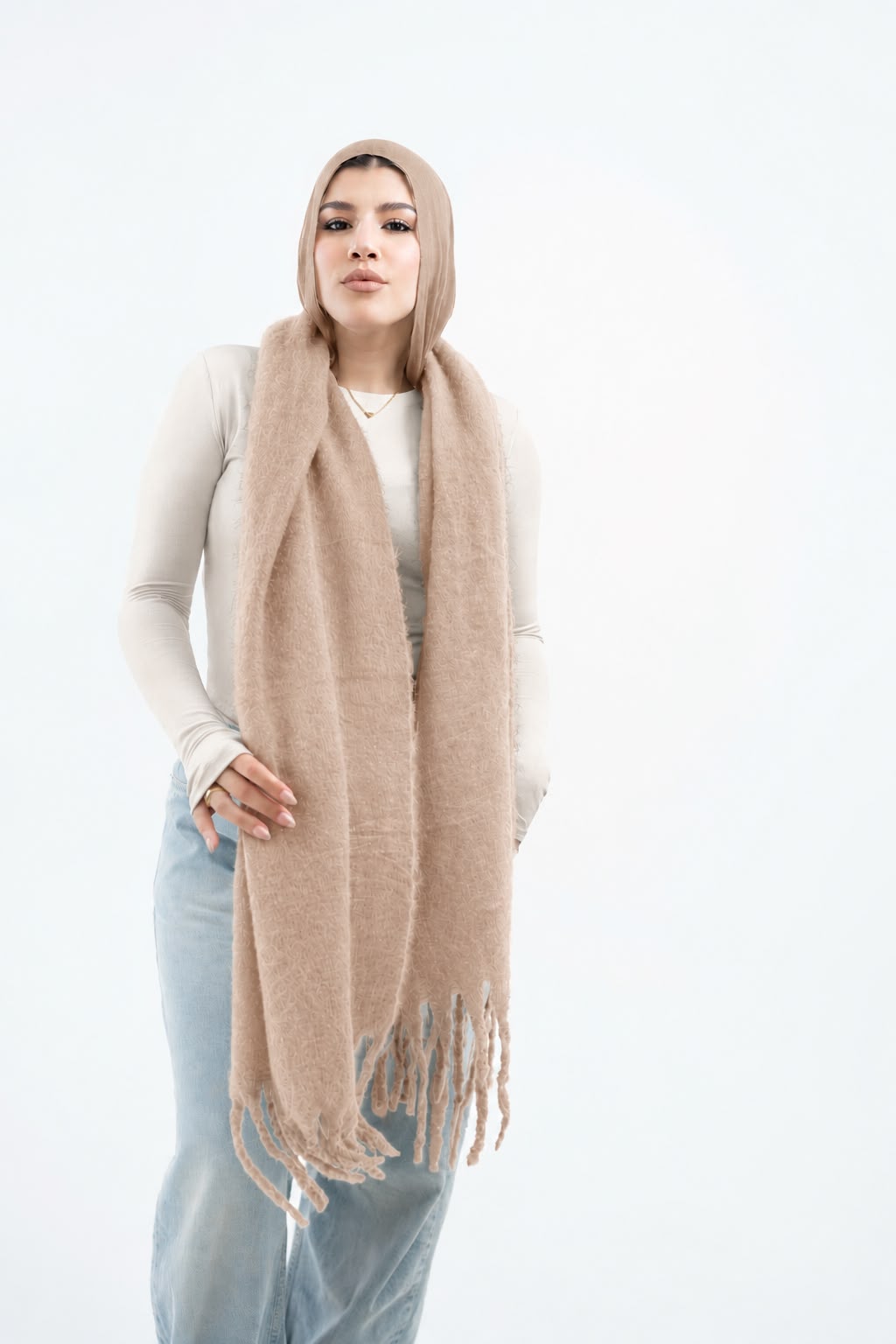 Rose Cloud Scarf