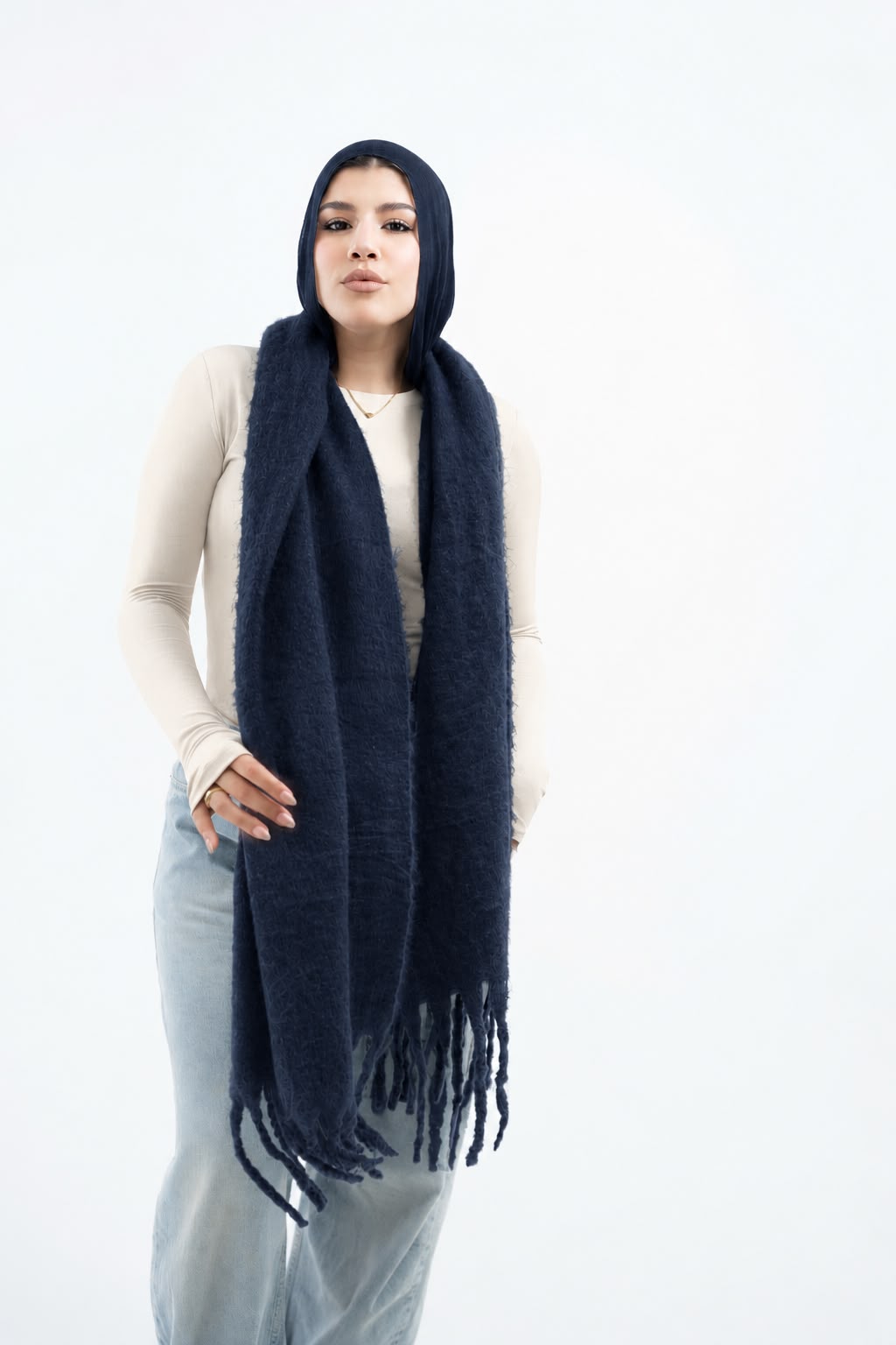 Rose Cloud Scarf