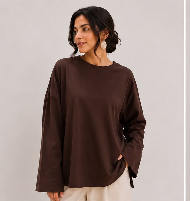 Oversized Basic Top