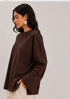 Oversized Basic Top